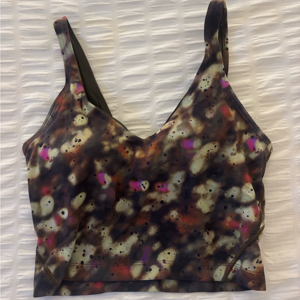 LULULEMON ALIGN TANK Colorful Abstract Print